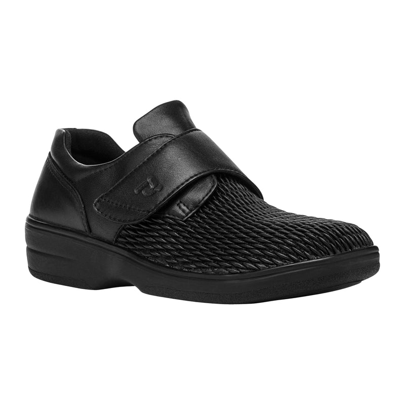 Propet Olivia Strap Loafer (Women) - Black Dress-Casual - Slip On - The Heel Shoe Fitters