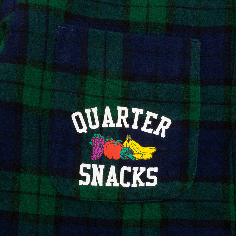 Quartersnacks Shirt Jacket Check / Green