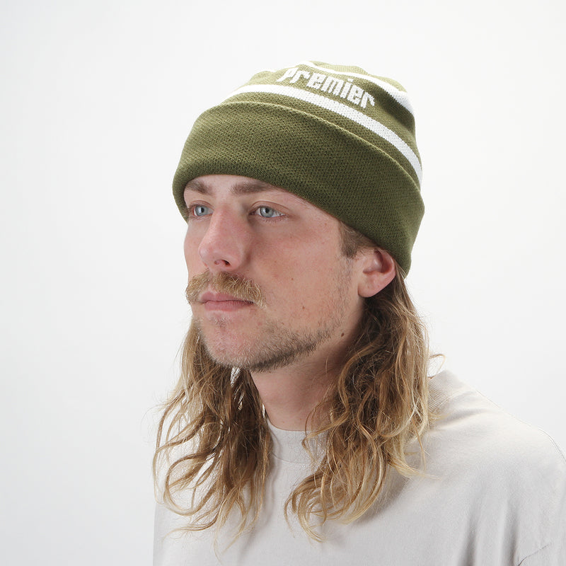 Premier Racer Beanie Olive