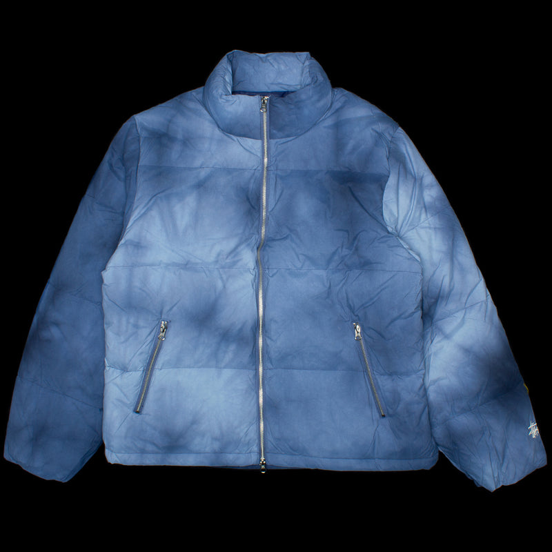 Stussy Recycled Nylon Down Puffer : Washed Navy