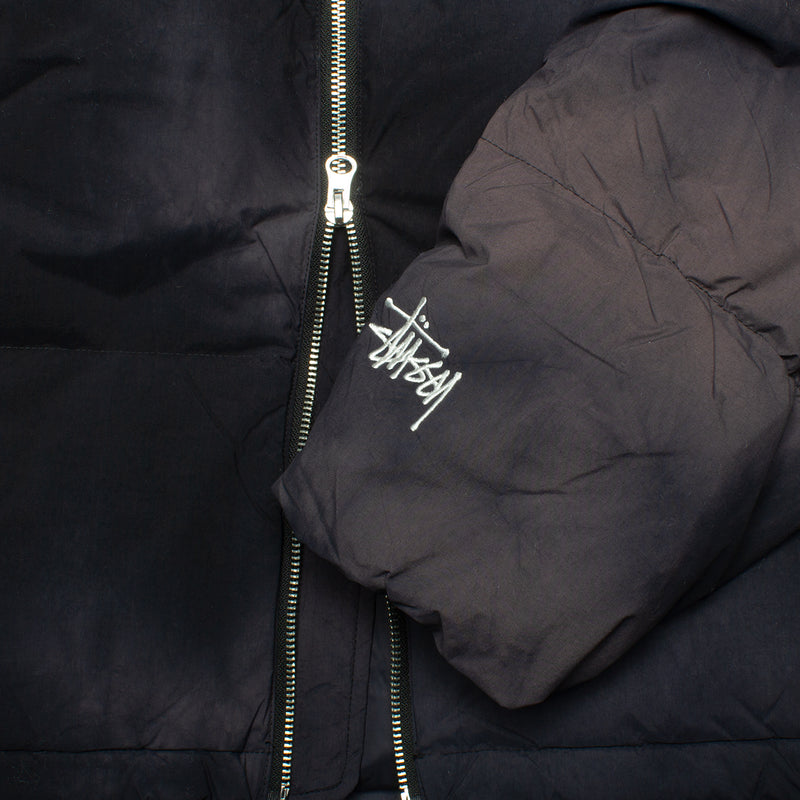 Stussy Recycled Nylon Down Puffer : Vintage Black