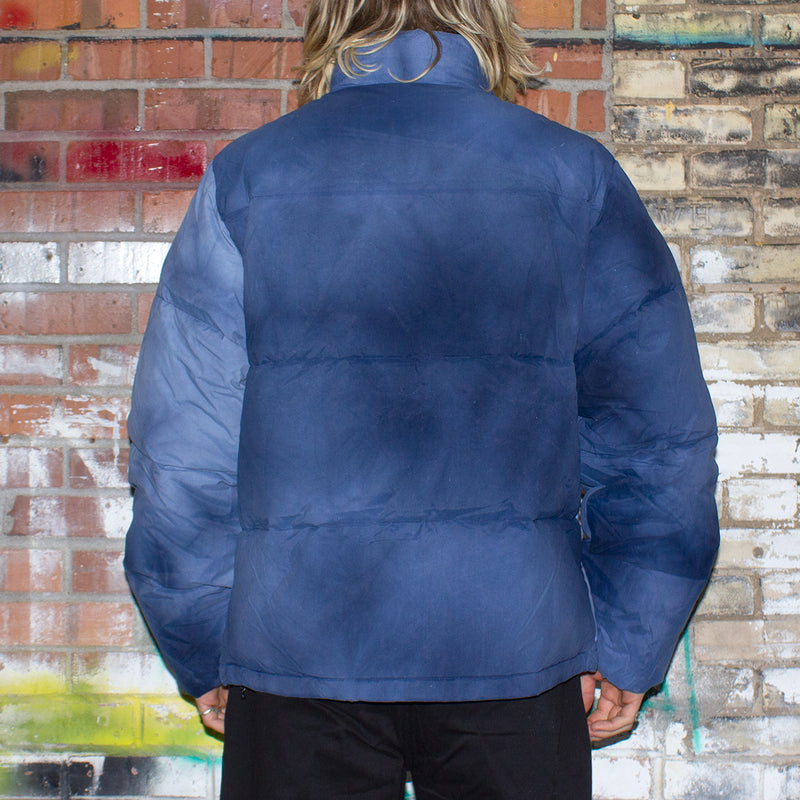 Stussy Recycled Nylon Down Puffer : Washed Navy