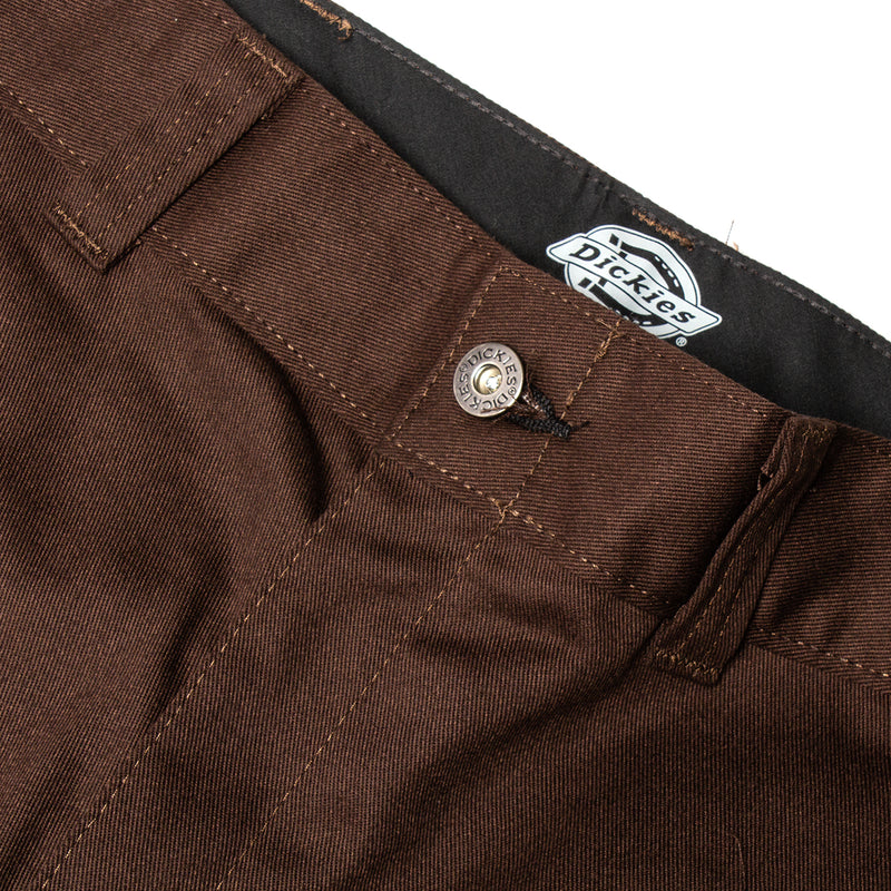 Dickies | Regular Fit Twill Pant Style # WPSK67CB Color : Chocolate Brown