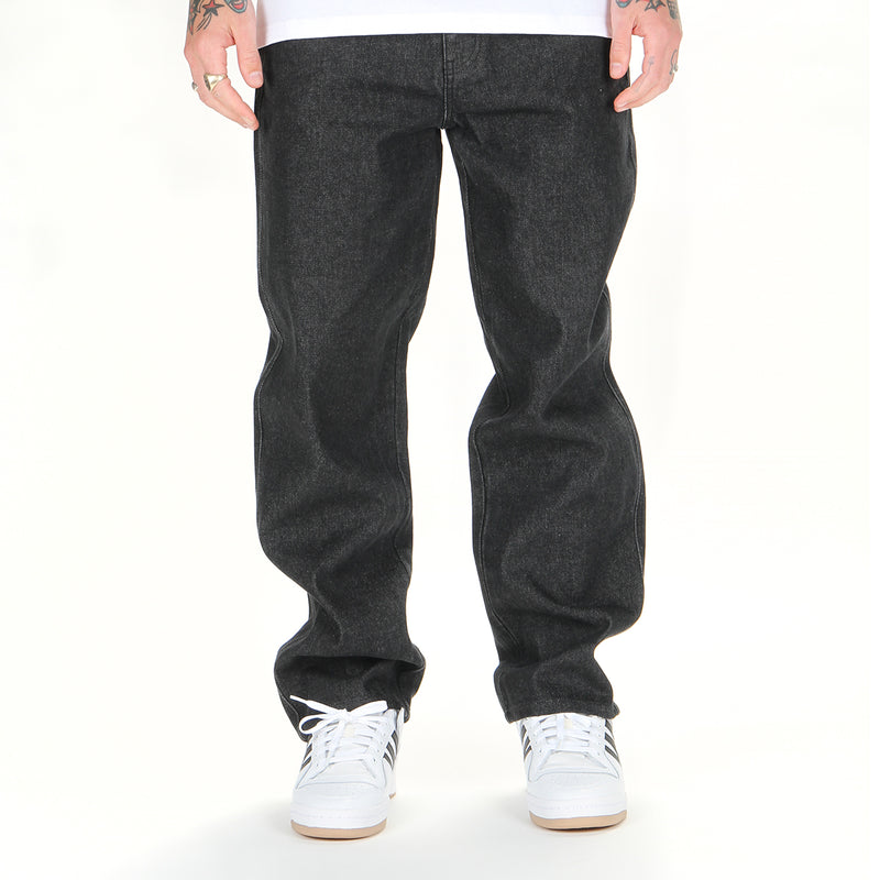 Dime Relaxed Denim Pants Black Washed