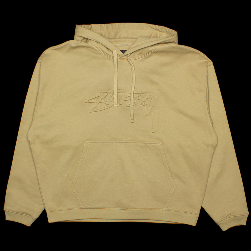 Stussy Relaxed Oversized Hoodie Style # 118516 Color : Khaki