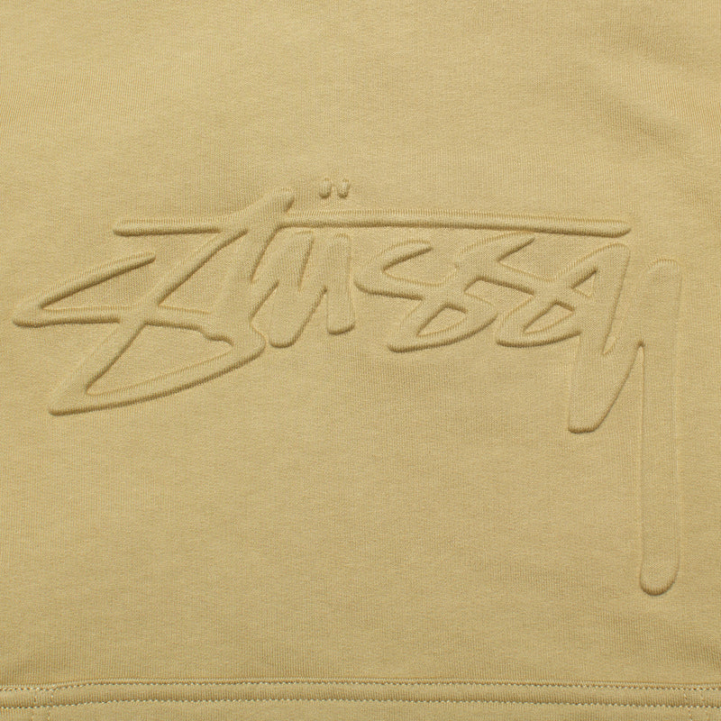 Stussy Relaxed Oversized Hoodie Style # 118516 Color : Khaki