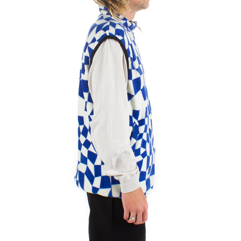 Gramicci Reversible Vest Blue Check