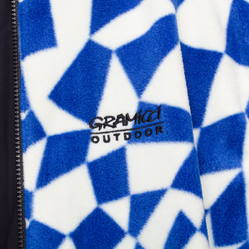 Gramicci Reversible Vest Blue Check