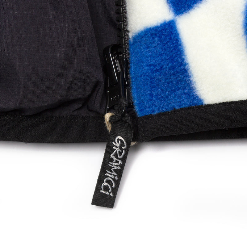 Gramicci Reversible Vest Blue Check