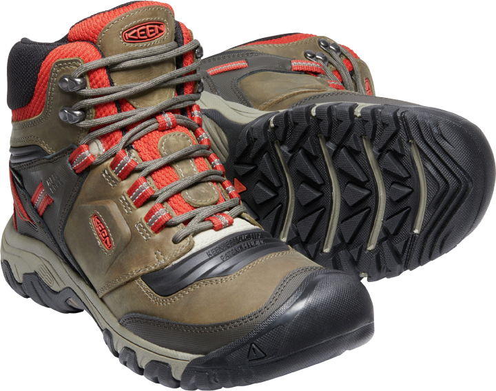 RIDGEFLEX BOOT DARK OLIVE/KETCHUP