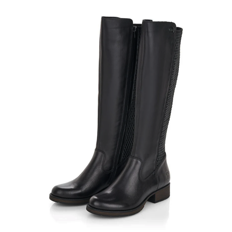 Rieker Faith 91 Tall Boot (Women) - Schwarz/Black Boots - Fashion - High Boot - The Heel Shoe Fitters