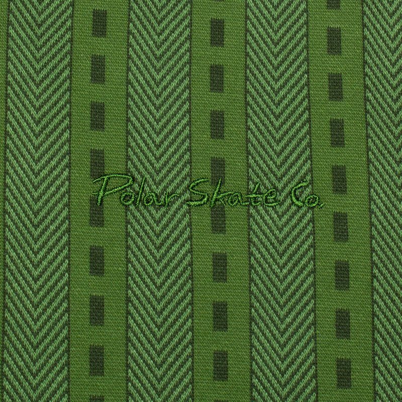 Polar | Road Zip Polo Shirt Color : Dark Green
