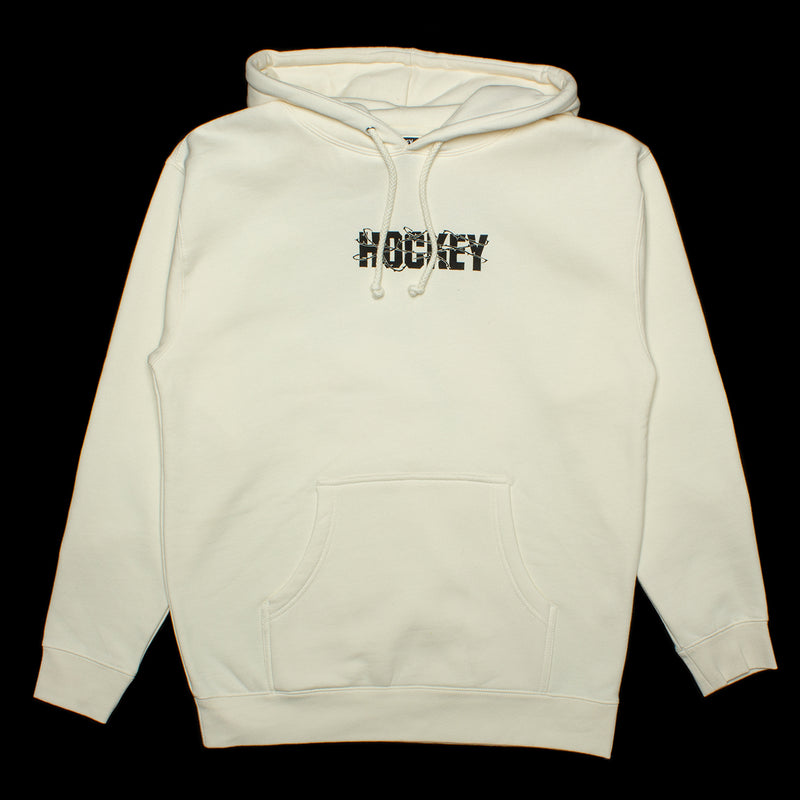 Hockey Roses Hoodie Color : Bone