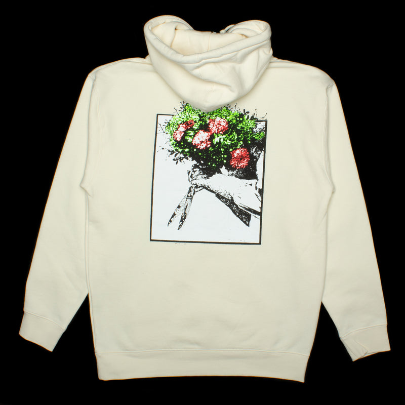 Hockey Roses Hoodie Color : Bone