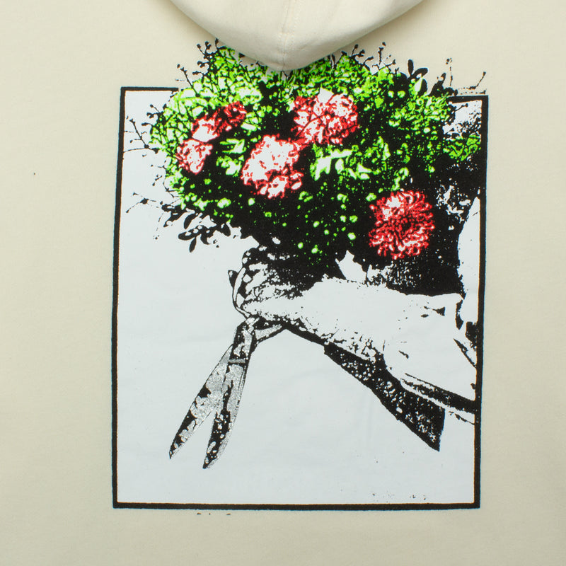 Hockey Roses Hoodie Color : Bone