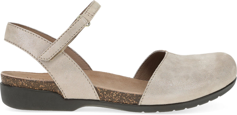 Rowan Beige Sparkle Suede