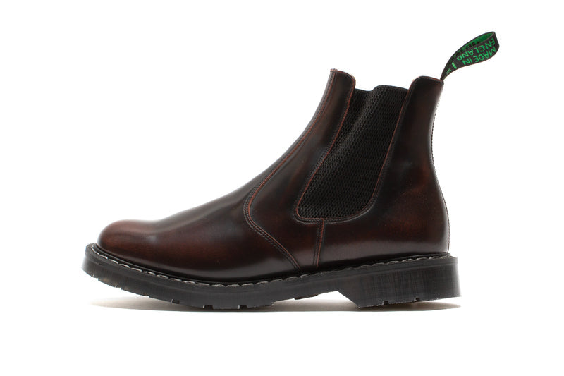 Solovair | Rub-Off Dealer Boot Style # S0-900-BUR-G Color : Burgundy