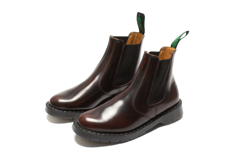 Solovair | Rub-Off Dealer Boot Style # S0-900-BUR-G Color : Burgundy