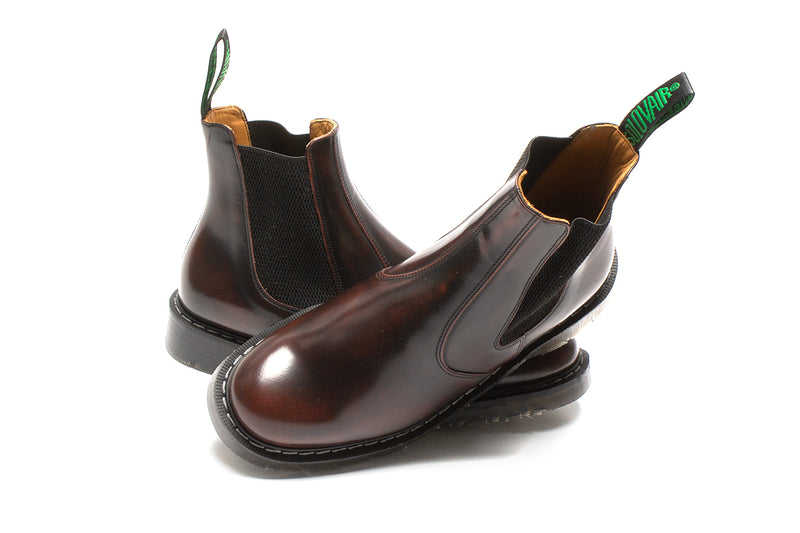Solovair | Rub-Off Dealer Boot Style # S0-900-BUR-G Color : Burgundy