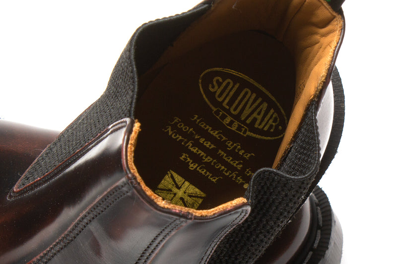Solovair | Rub-Off Dealer Boot Style # S0-900-BUR-G Color : Burgundy