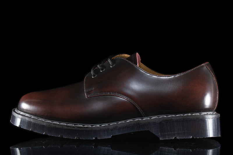 Solovair | Rub-Off Gibson Shoe Style # S3-995-BUR-G Color : Burgundy