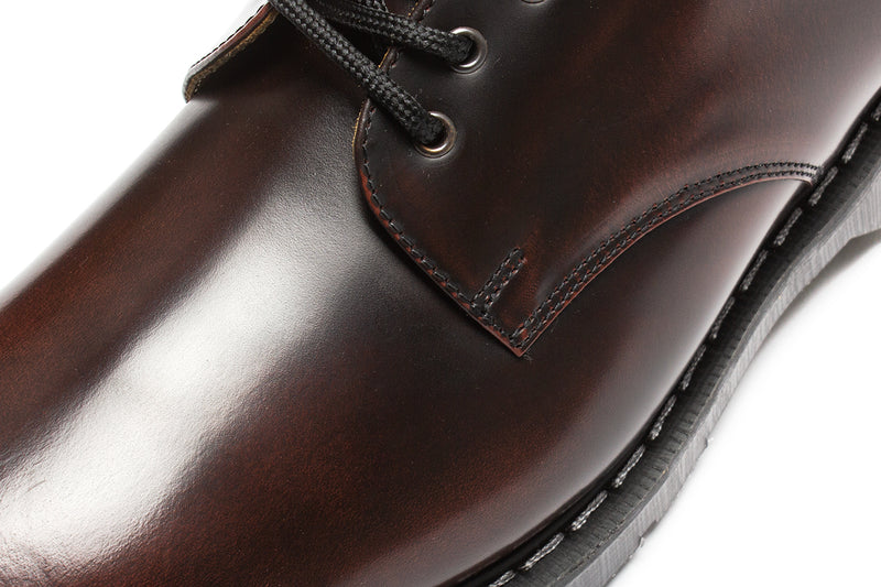 Solovair | Rub-Off Gibson Shoe Style # S3-995-BUR-G Color : Burgundy