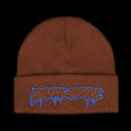 Fucking Awesome Running Logo Cuff Beanie Brown