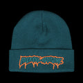 Fucking Awesome Running Logo Cuff Beanie Teal