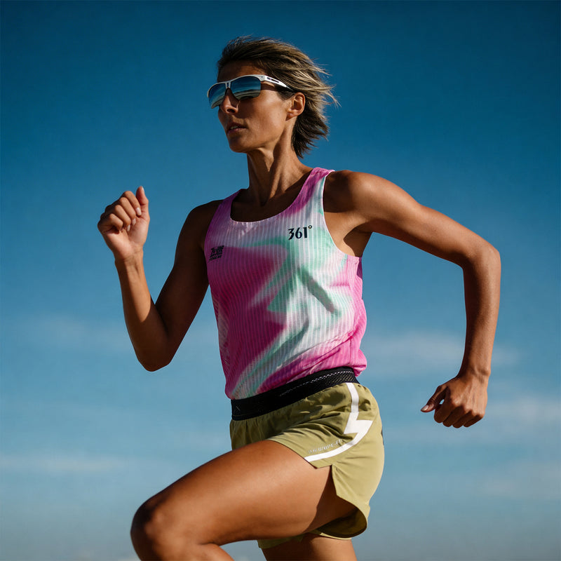 Running Vest：Plum