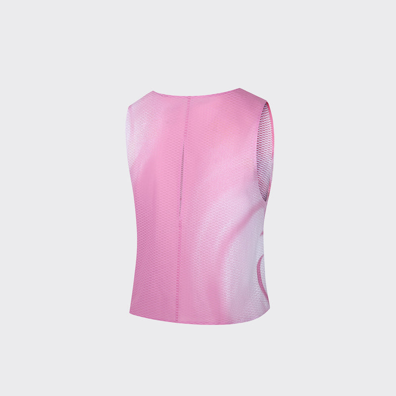 Running Vest：Sunset Pink