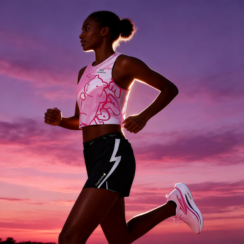 Running Vest：Sunset Pink