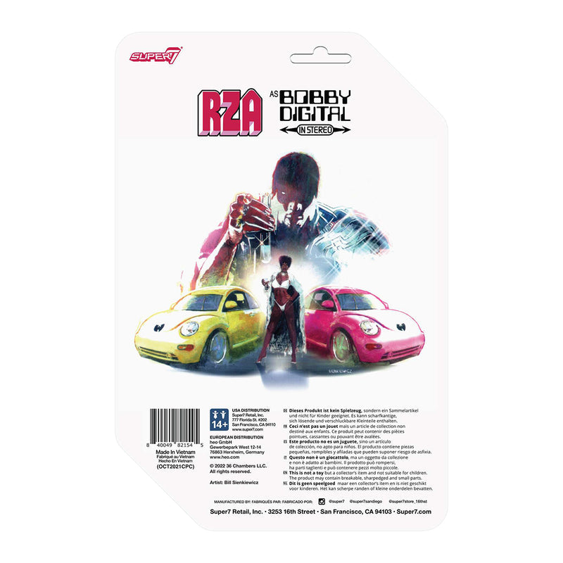 Super7 RZA ReAction Figure Wave 1 - Bobby Digital