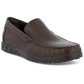 Quarter view Men's ECCO Footwear style name S Lite Moc Classic color Cocoa Brown. Sku: 540514-01482