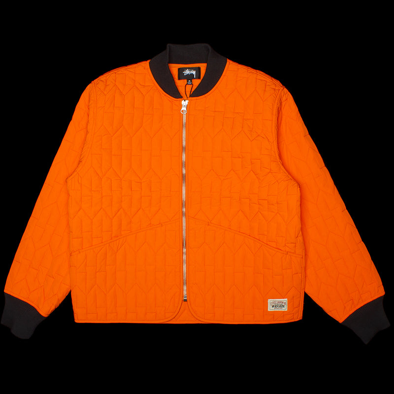 Stussy S Quilted Liner Jacket : Orange
