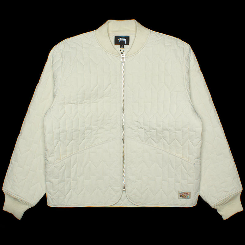 Stussy S Quilted Liner Jacket Cream