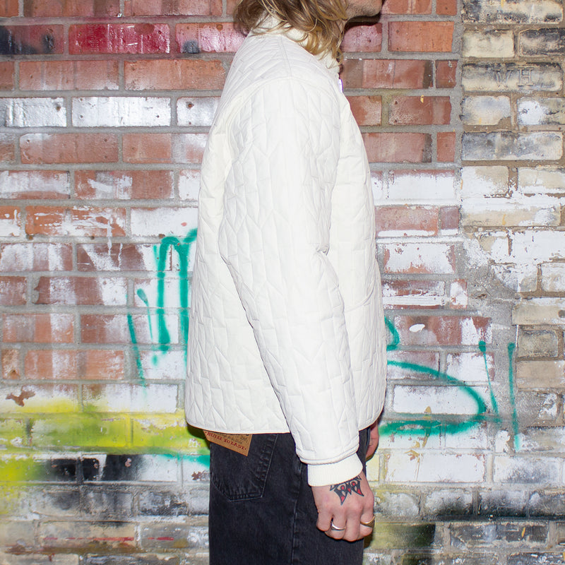 Stussy S Quilted Liner Jacket Cream  Edit alt text