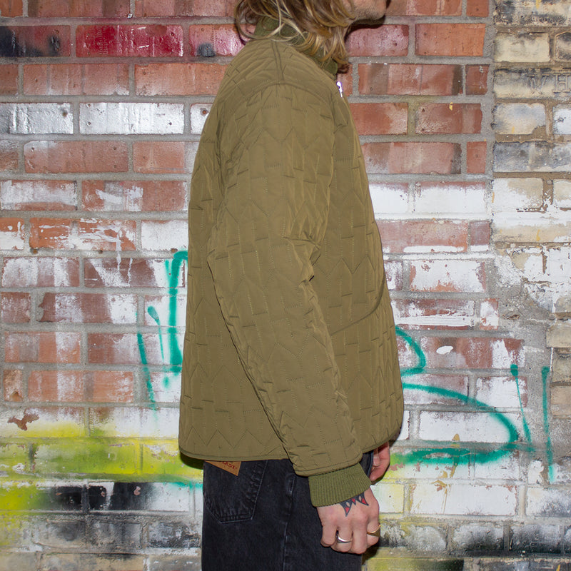 Stussy S Quilted Liner Jacket  Olive