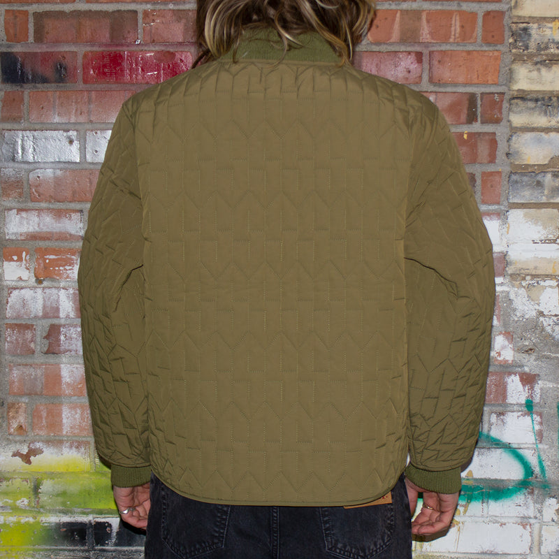 Stussy S Quilted Liner Jacket  Olive