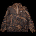 Dime Safari Polar Zip Fleece - Sepia