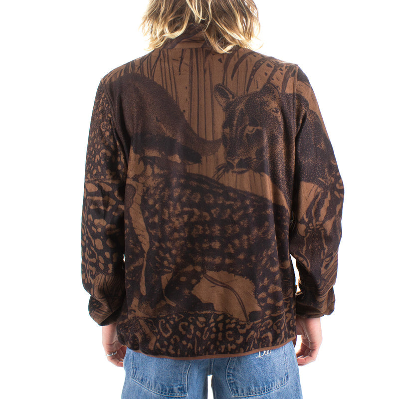 Dime Safari Polar Zip Fleece - Sepia