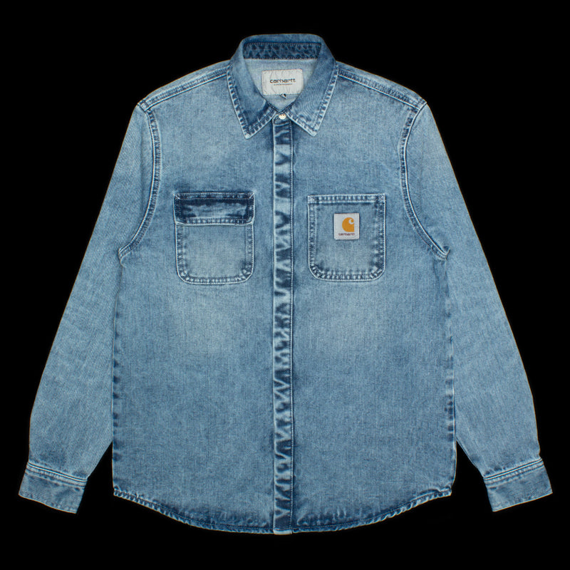 Carhartt WIP | Salinac Shirt Jacket Style # I029212-89WI Color : Black (Light Used Wash)