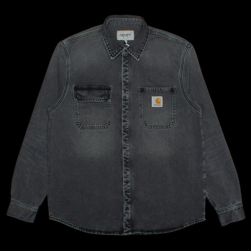 Carhartt WIP | Salinac Shirt Jacket Style # I029212-89WI Color : Black (Light Used Wash)