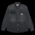 Carhartt WIP | Salinac Shirt Jacket Style # I029212-89WI Color : Black (Light Used Wash)