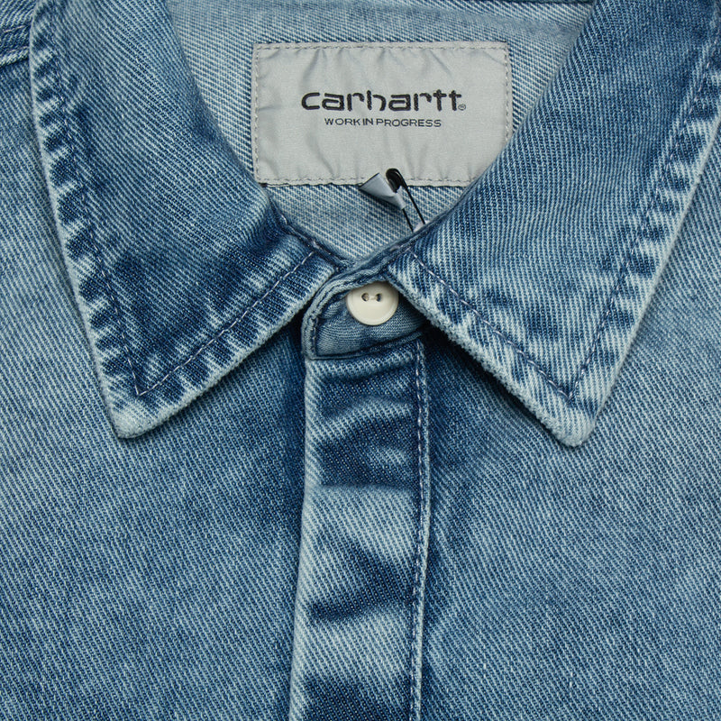 Carhartt WIP | Salinac Shirt Jacket Style # I029212-89WI Color : Black (Light Used Wash)