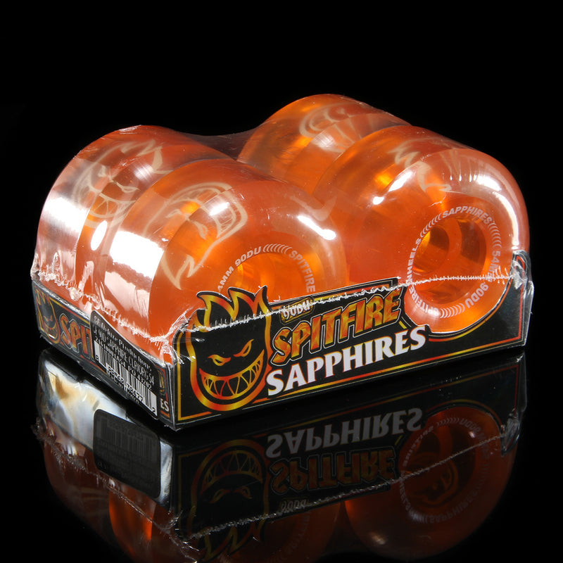 Spitfire | Sapphire Wheel Color : Orange Durometer : 90 Sizes : 54mm
