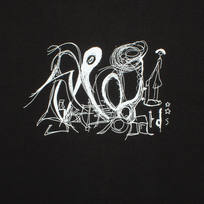 Frog | Scribble Daddy T-Shirt Color : Black