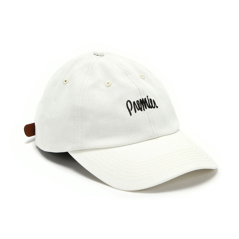 Premier Script Hat Off White