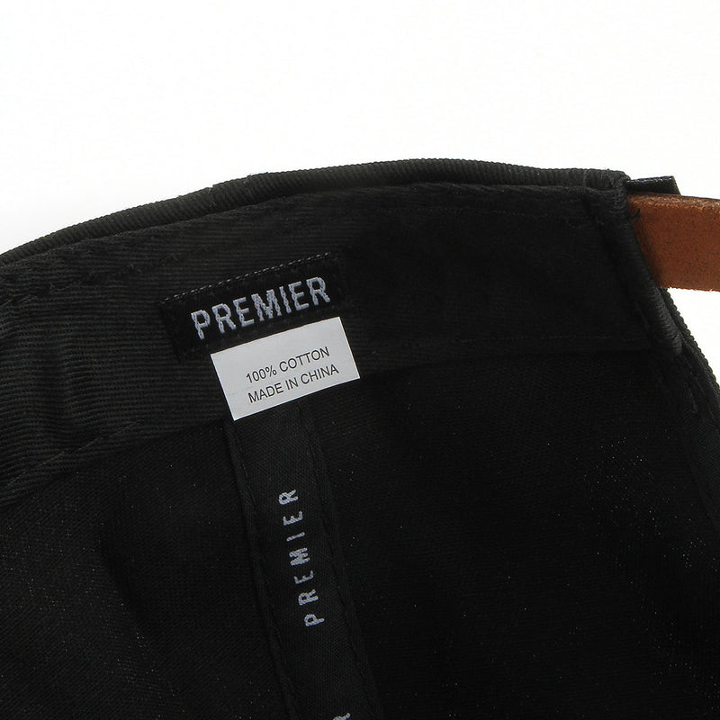 Premier Script Hat Black