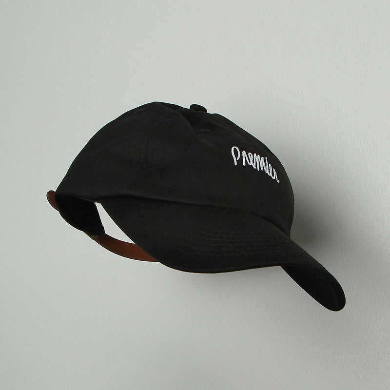 Premier Script Hat Black
