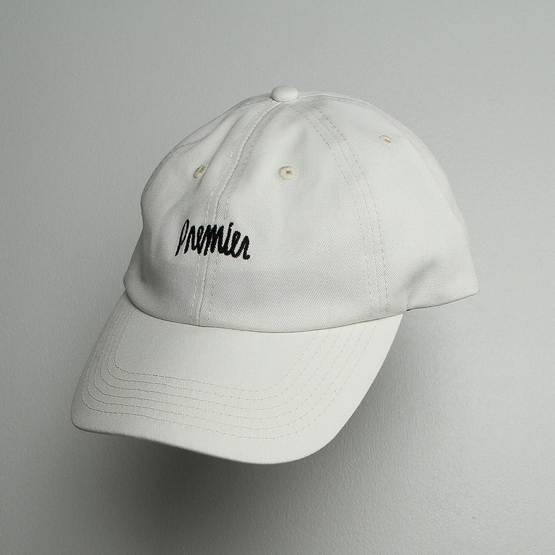 Premier Script Hat Off White